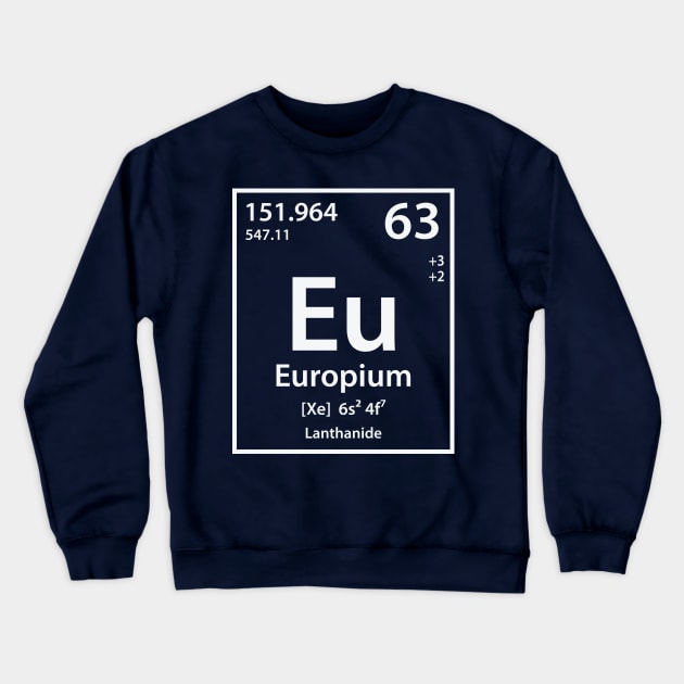 Europium Element Crewneck Sweatshirt by cerebrands